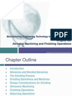 Abrasive Machining and Finishing Operations: Manufacturing Engineering Technology in SI Units, 6 Edition