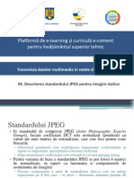 44_Descrierea Standardului JPEG Pentru Imagini Statice