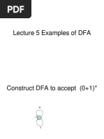 Examples of DFA