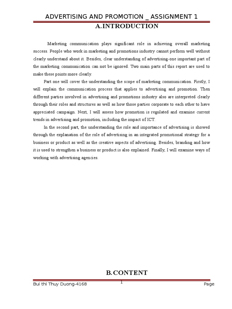 Marketing Communication in Advertising | PDF | Advertising | Marketing ...