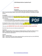 Sep-Dec 2014 IELTS Writing Predictions (Updated Sep 6) (1)