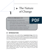 Topic 1 The Nature of Change