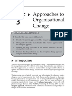 Topic 3 Approaches To Organisational Change