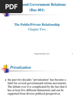 Business and Government Relations (Bus 401) : The Public/Private Relationship