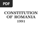 Constitutia Romaniein in engleza