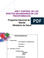 Evaluación de Psicotrópicos en Psiquiatría y Enfermería