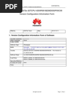 HUAWEI E5372s-32TCPU-V200R001B236D03SP00C00 Version Configuration Information Form