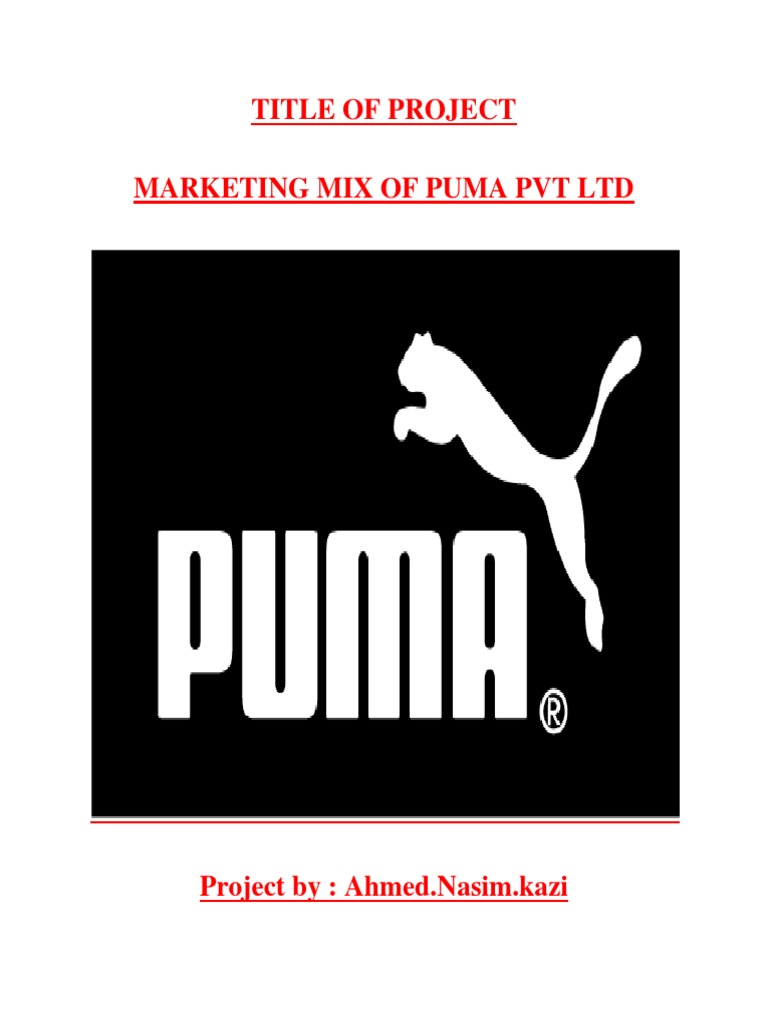 puma marketing mix