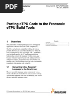 Porting ETPU Code to Freescale