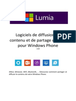 Comment diffuser le contenu de votre Windows Phone 