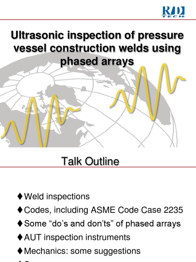 Ultrasonic Weld Inspection Techniques | PDF | Image Scanner | Welding