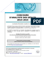 Brochure Analyste Externe 2014