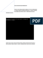 Forma de Como Instalar Windows Xp