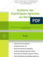 10.maroc Présentation Statistiques Agricoles