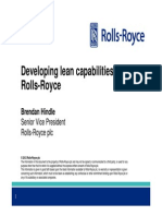 Devoloping Lean Capabilities Al Rolls Royce - Brendan Hindle