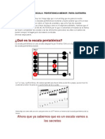 Secretos de La Escala Pentatonica