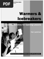 Warmers & Icebreakers: Universal Activities For Opening Lessons