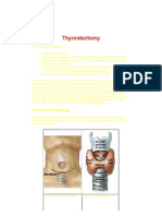 Thyroidectomy: Anatomy and Physiology