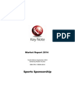 Sports Sponsorship 2014