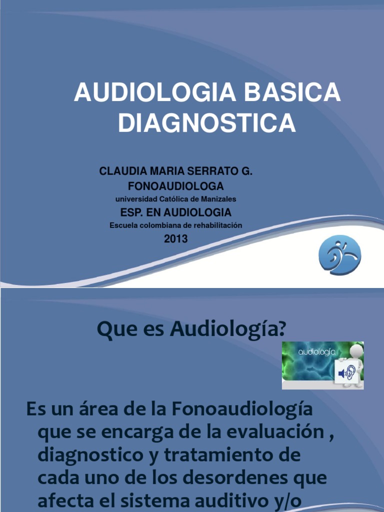 Audiologia Basica Buena Pdf Decibel Otorrinolaringología