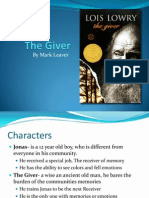 Uwrt 1103 - The Giver Book Report