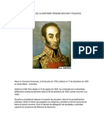 Simón José Antonio de La Santísima Trinidad Bolívar y Palacios