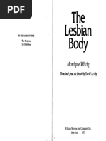 Download Wittig Monique - The Lesbian Body by Rosa Angelica Redondo Villalobos SN248681129 doc pdf