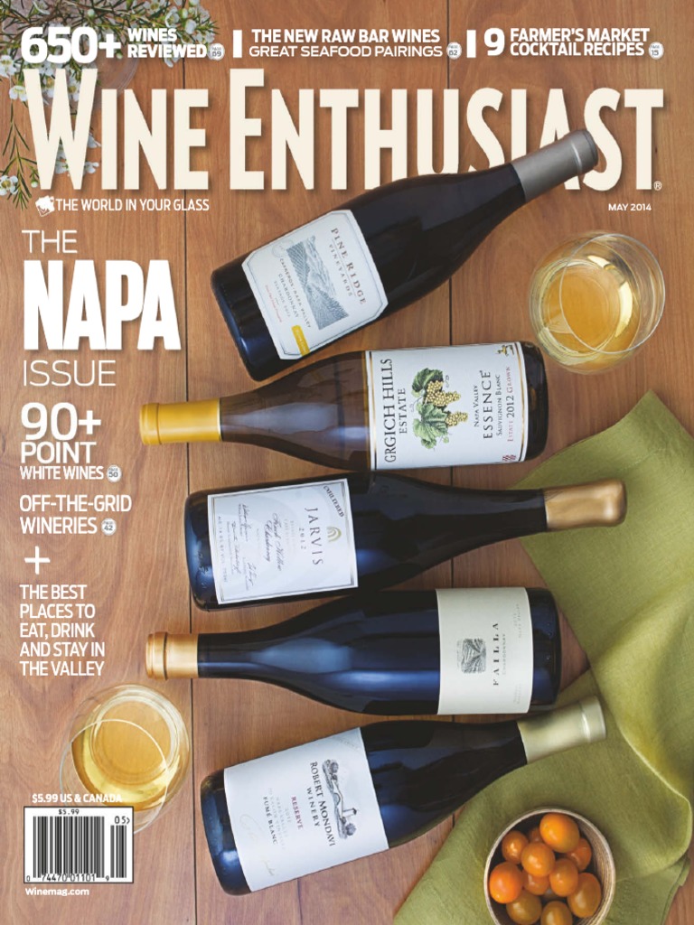 Wine Enthusiast May 2014 Wine Alcoholic Drinks