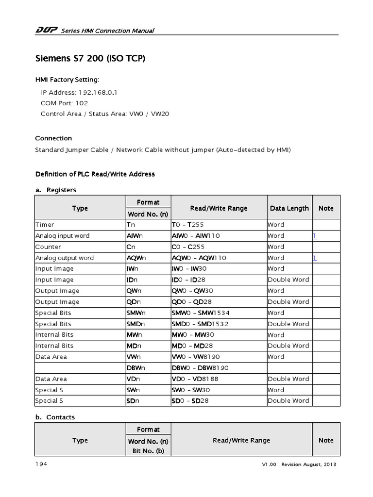 Delta - Siemens s7 200 Smart (Iso TCP) - Eng | PDF | Data Type ...