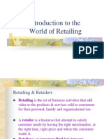 Introduction To The World of Retailing