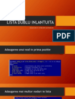 Lista Dublu Inlantuita - Adaugari Si Stergeri