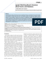 Approximate Subgraph Matching-Based Literature Mining for Biomedical Events and Relations