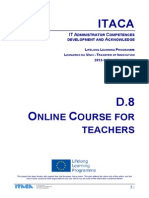 Itaca Project - Online Course For Teachers