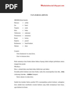 Download Tata Bahasa Jepang by wymfran SN24870048 doc pdf