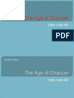 4. Age of Chaucer (1350-1400)