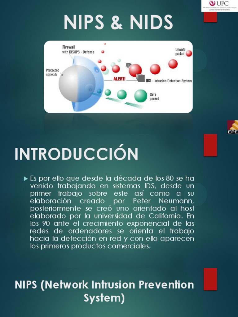 NIPS y NIDS: Sistemas de Seguridad en Redes | PDF | Cortafuegos ...