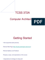 TCSS 372A: Computer Architecture