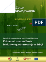 Primena i Unapredjenje Inkluzivnog Obrazovanja 