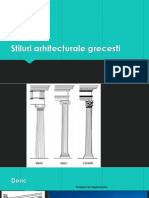 Stiluri arhitecturale grecesti