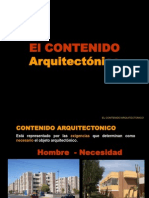 CONTENIDO ARQUITECTONICO