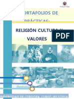 Religión, cultura y valores: Portafolios de prácticas de Ángel Lucena