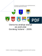 Analiza Stanja Gospodartstva u Gorskom Kotaru 2009 PDF