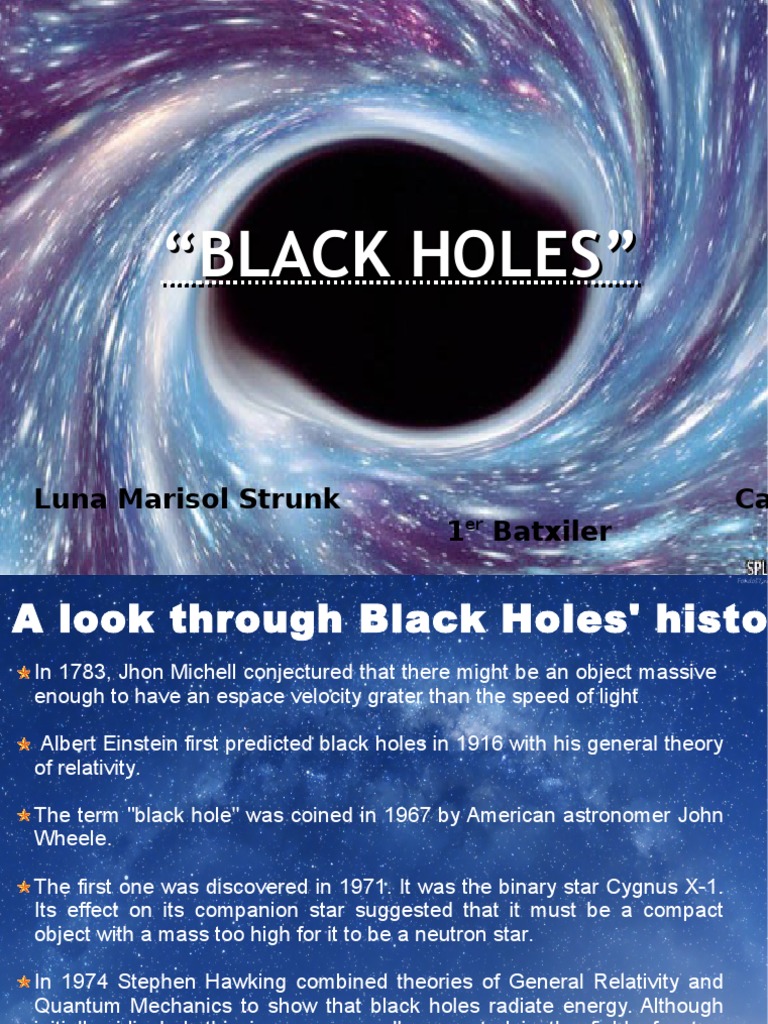Black Holes | PDF | Black Hole | Stars