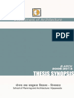 Thesis Synopsis 2013