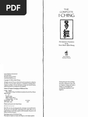 The Complete I Ching Alfred Huang Pdf