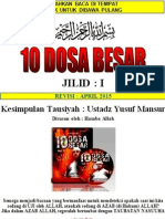 Download Ebook Gratis 10 Dosa Besar - Jilid I  Dosa Besar ke 1 sd ke 3 Revisi April 2015 by 10 Dosa Besar SN248734440 doc pdf