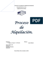 Proceso de Alquilación en Refinería