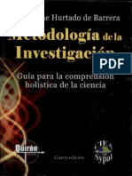 Hurtado de Barrera Metodología de La Investigación Guía para La Comprensión Holística de La Ciencia