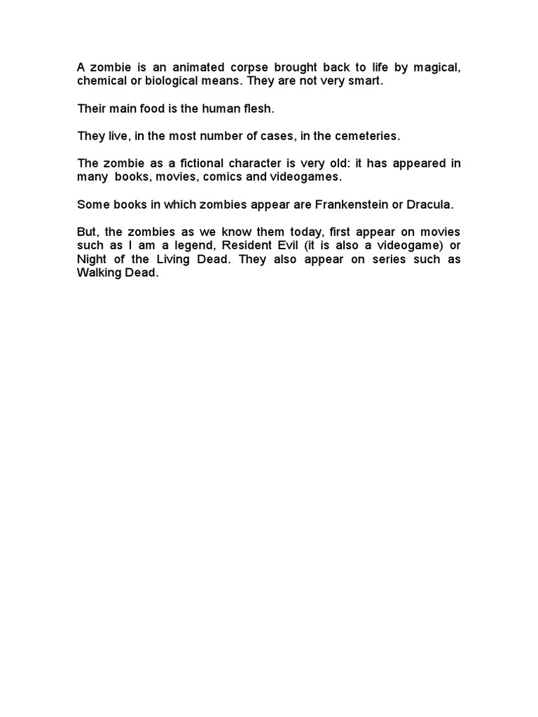Zombies | PDF