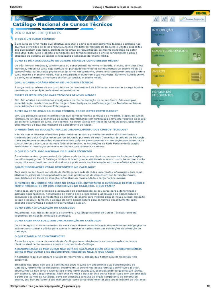 Catálogo Nacional de Cursos Técnicos - Perguntas frequentes.pdf